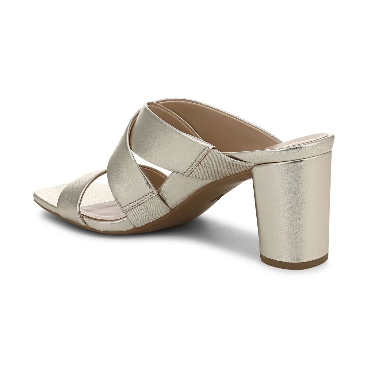 Merlot Heeled Slide Sandal - Image 7